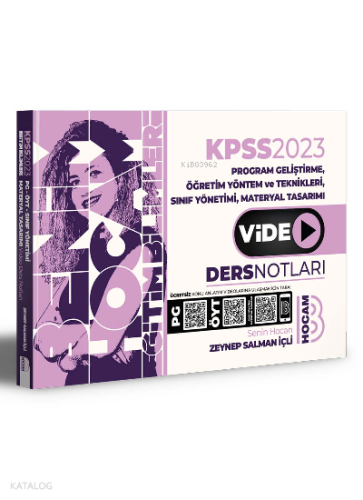 2023 KPSS Eğitim Bilimleri Program Geliştirme Öğretim Yöntem ve Teknik