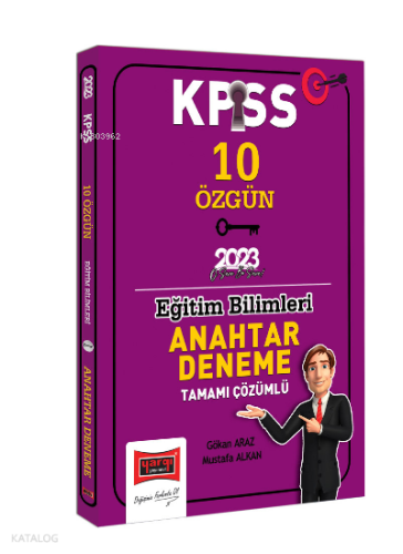 2023 KPSS Eğitim Bilimleri Tamamı Çözümlü Anahtar 10 Özgün Deneme