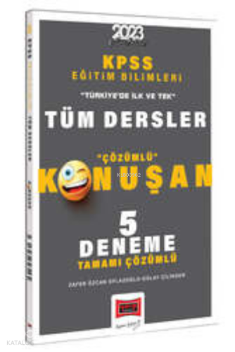 2023 KPSS Eğitim Bilimleri Tüm Dersler Tamamı Çözümlü Konuşan 5 Deneme