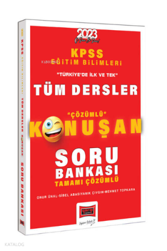 2023 KPSS Eğitim Bilimleri Tüm Dersler Tamamı Çözümlü Konuşan Soru Bankası