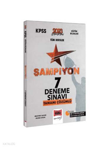 2023 KPSS Eğitim Bilimleri Tüm Dersler Tamamı Çözümlü Şampiyon 7 Deneme
