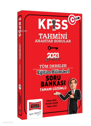 2023 KPSS Eğitim Bilimleri Tüm Dersler Tamamı Çözümlü Tahmini Anahtar