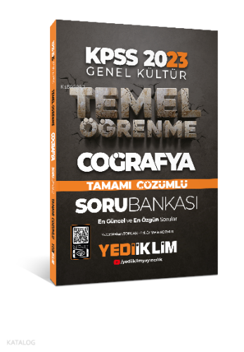 2023 KPSS Genel Kültür Temel Öğrenme Coğrafya Tamamı Çözümlü Soru Bank
