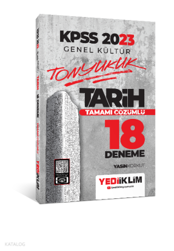 2023 KPSS Genel Kültür Tonyukuk Tarih Tamamı Çözümlü 18 Deneme | benli