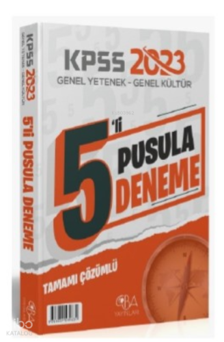 2023 KPSS Genel Yetenek Genel Kültür Pusula 5 Deneme | benlikitap.com