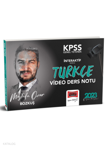 2023 KPSS Genel Yetenek İnteraktif Serisi Türkçe Video Ders Notları | 