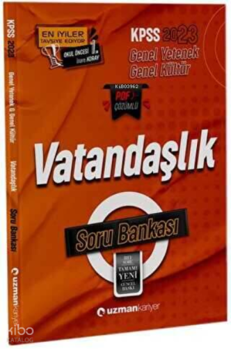 2023 Kpss Gkgy Soru Bankası Vatandaşlık | benlikitap.com