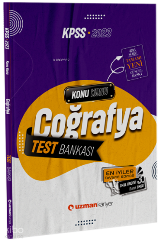 2023 Kpss Gkgy Test Bankası Coğrafya