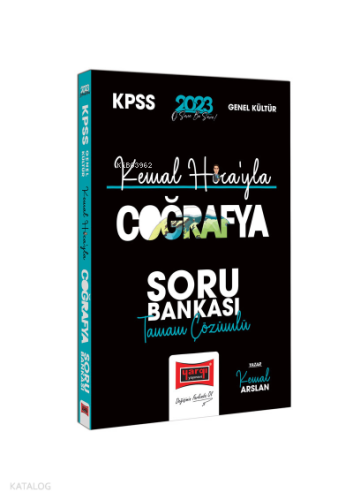 2023 KPSS Kemal Hoca'yla Coğrafya Tamamı Çözümlü Soru Bankası | benlik