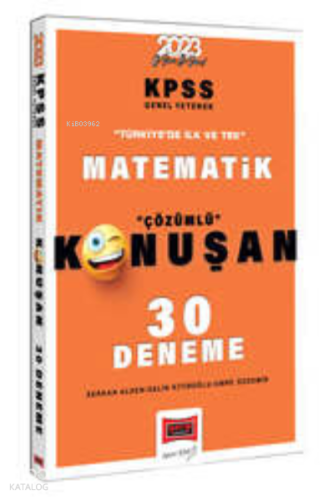 2023 KPSS Matematik Tamamı Çözümlü Konuşan 30 Deneme
