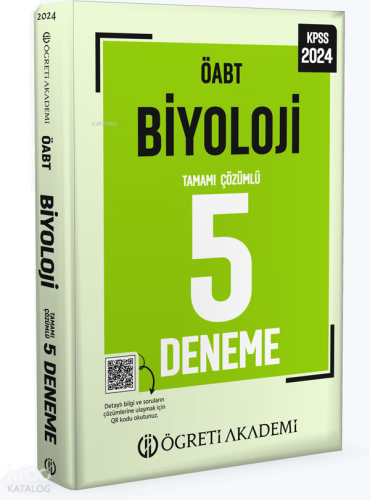 2023 KPSS ÖABT Biyoloji 5 Deneme | benlikitap.com