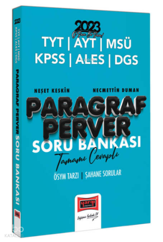 2023 KPSS Paragrafperver Tamamı Çözümlü Soru Bankası
