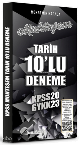 2023 KPSS Tarih 10 Deneme PDF Çözümlü