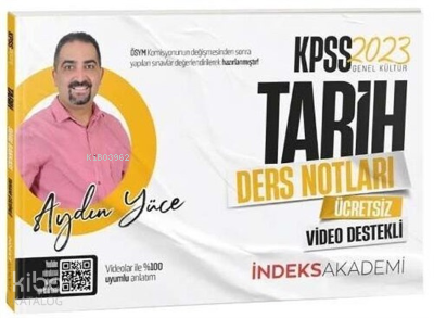 2023 KPSS Tarih Video Ders Notları - Aydın Yüce İndeks Akademi Yayıncılık