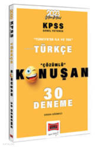 2023 KPSS Türkçe Tamamı Çözümlü Konuşan 30 Deneme