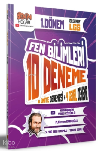 2023 LGS 1. Dönem Fen Bilimleri 10 Deneme Sınavı | benlikitap.com