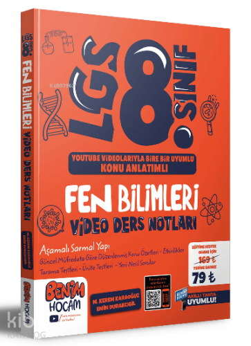 2023 LGS 8.Sınıf Fen Bilimleri Video Ders Notları (Konu Anlatımı) | be