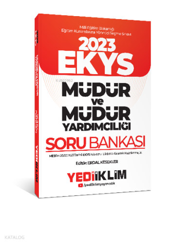 2023 MEB EKYS Müdür ve Müdür Yardımcılığı Soru Bankası | benlikitap.co