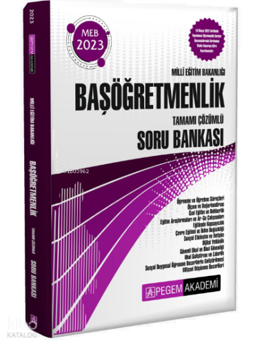 2023 Milli Eğitim Bakanlığı Başöğretmenlik Soru Bankası | benlikitap.c