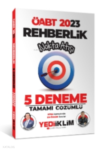 2023 ÖABT Rehberlik Nokta Atışı 5 Deneme Tamamı Çözümlü | benlikitap.c