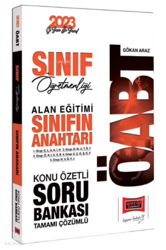 2023 ÖABT Sınıf Öğretmenliği Alan Eğitimi Sınıfın Anahtarı Konu Özetli Tamamı Çözümlü Soru Bankası