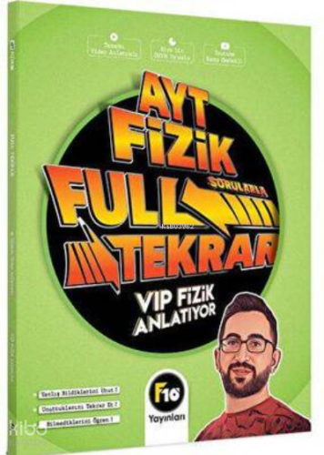 2023 VİP Fizik AYT Fizik Full Tekrar Video Ders Kitabı
