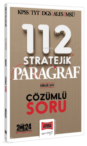 2024 112 Stratejik Paragraf Soru Bankası