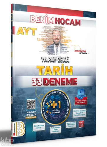 2024 AYT Yapay Zekâ Tarih 33 Deneme Benim Hocam Yayınları