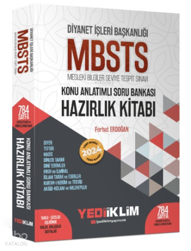 2025 Diyanet İşleri Başkanlığı MBSTS Konu Anlatımlı Soru Bankası Hazır