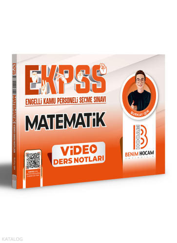 2024 EKPSS Matematik Video Ders Notları Benim Hocam Yayınları