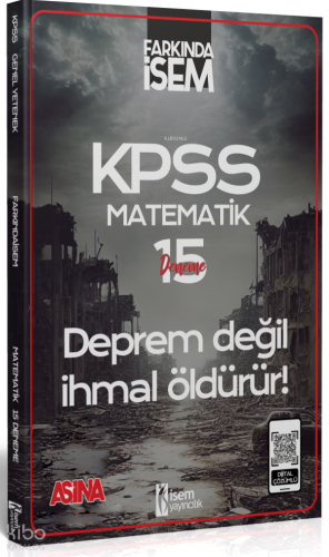 2024 Farkında İsem Kpss Aşina Matematik 15 Deneme | benlikitap.com