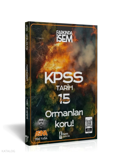 2024 Farkında İsem KPSS Aşina Tarih 15'Lİ Deneme