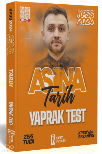 2024 İsem KPSS Aşina Tarih Çek- Kopart Yaprak Test