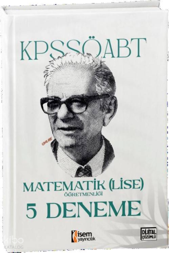 2024 İsem Kpss Öabt Lise Matematik Öğretmenliği 5 Deneme | benlikitap.