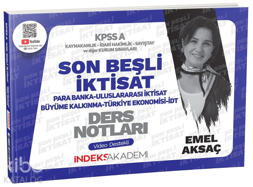 2024 KPSS A Grubu İktisat Son Beşli Video Ders Notları | benlikitap.co