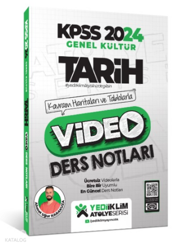 2024 Kpss Atölye Serisi Tarih Video Ders Notları | benlikitap.com