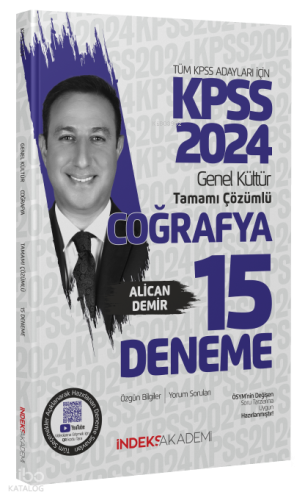 2024 KPSS Coğrafya 15 Deneme Çözümlü | benlikitap.com