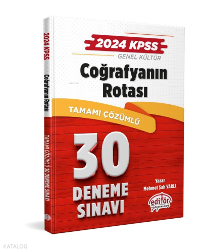 2024 KPSS Coğrafyanın Rotası Tamamı Çözümlü 30 Deneme Sınavı | benliki