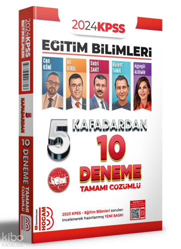 2024 KPSS Eğitim Bilimleri 5 Kafadardan Tamamı Çözümlü 10 Deneme | ben