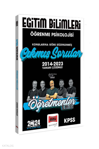 2024 KPSS Eğitim Bilimleri Öğretmenler Ekibi Öğrenme Psikolojisi Konul