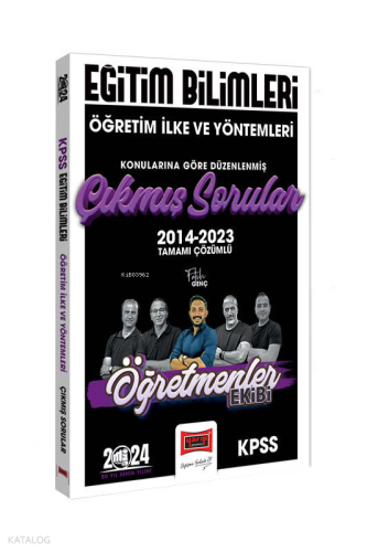 2024 KPSS Eğitim Bilimleri Öğretmenler Ekibi Öğretim İlke ve Yöntemler