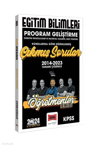 2024 KPSS Eğitim Bilimleri Öğretmenler Ekibi Program Geliştirme Konula