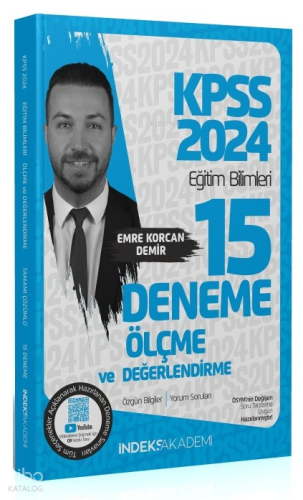 2024 KPSS Eğitim Bilimleri Ölçme ve Değerlendirme 15 Deneme Çözümlü