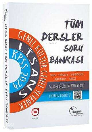 2024 KPSS Lisans Genel Kültür Genel Yetenek Tüm Dersler Tek Kitap Soru