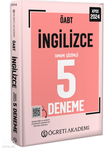2024 KPSS ÖABT İngilizce Tamamı Çözümlü 5 Deneme | benlikitap.com