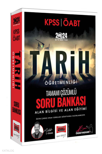 2024 KPSS ÖABT Tarih Öğretmenliği Tamamı Çözümlü Alan Bilgisi ve Alan Eğitimi Soru Bankası