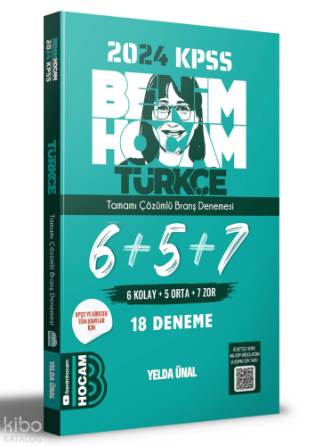 2024 KPSS Türkçe Tamamı Çözümlü 6+5+7 Deneme | benlikitap.com