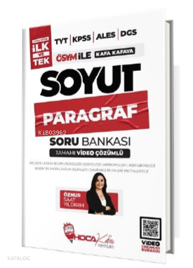 2024 KPSS TYT ALES DGS Soyut Paragraf Soru Bankası Video Çözümlü | ben