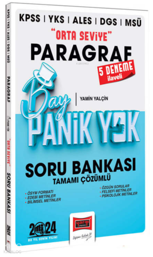 2024 KPSS YKS MSÜ Bay Panik Yok Paragraf Orta Seviye Tamamı Çözümlü Soru Bankası