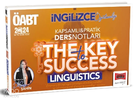 2024 ÖABT İngilizce Öğretmenliği The Key To Success Linguistics Kapsam